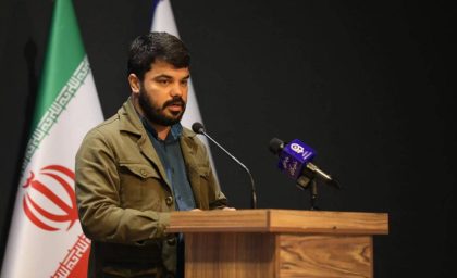 مرتضی کریمی مسئول بسیج دانشجویی دانشگاه فرهنگیان هفته معلم میناب