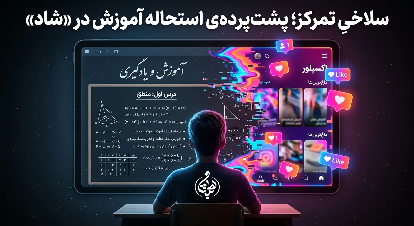 سلاخیِ تمرکز: پشت پرده&zwnj;ی استحاله&zwnj;ی آموزش در &laquo;شاد&raquo;